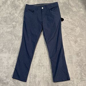 Bonobos Golf Pants Men's 32/28 Blue Tailored Fit Athletic Stretch Performance